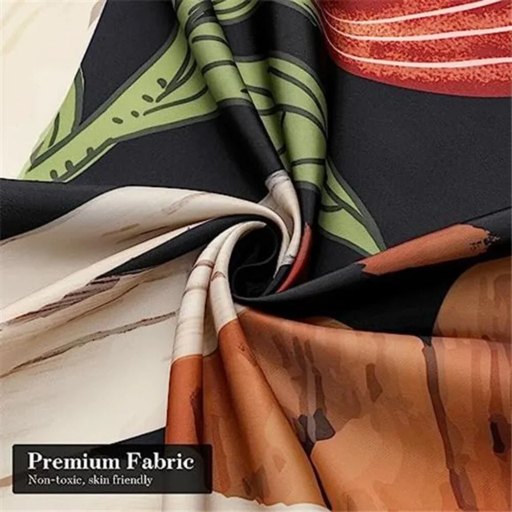 Boho Floral Shower Curtain, Spring Tropical Leaves Fabric Cloth Shower Curtains